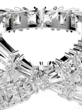 Swarovski Hyperbola Diamond Infinity Ring